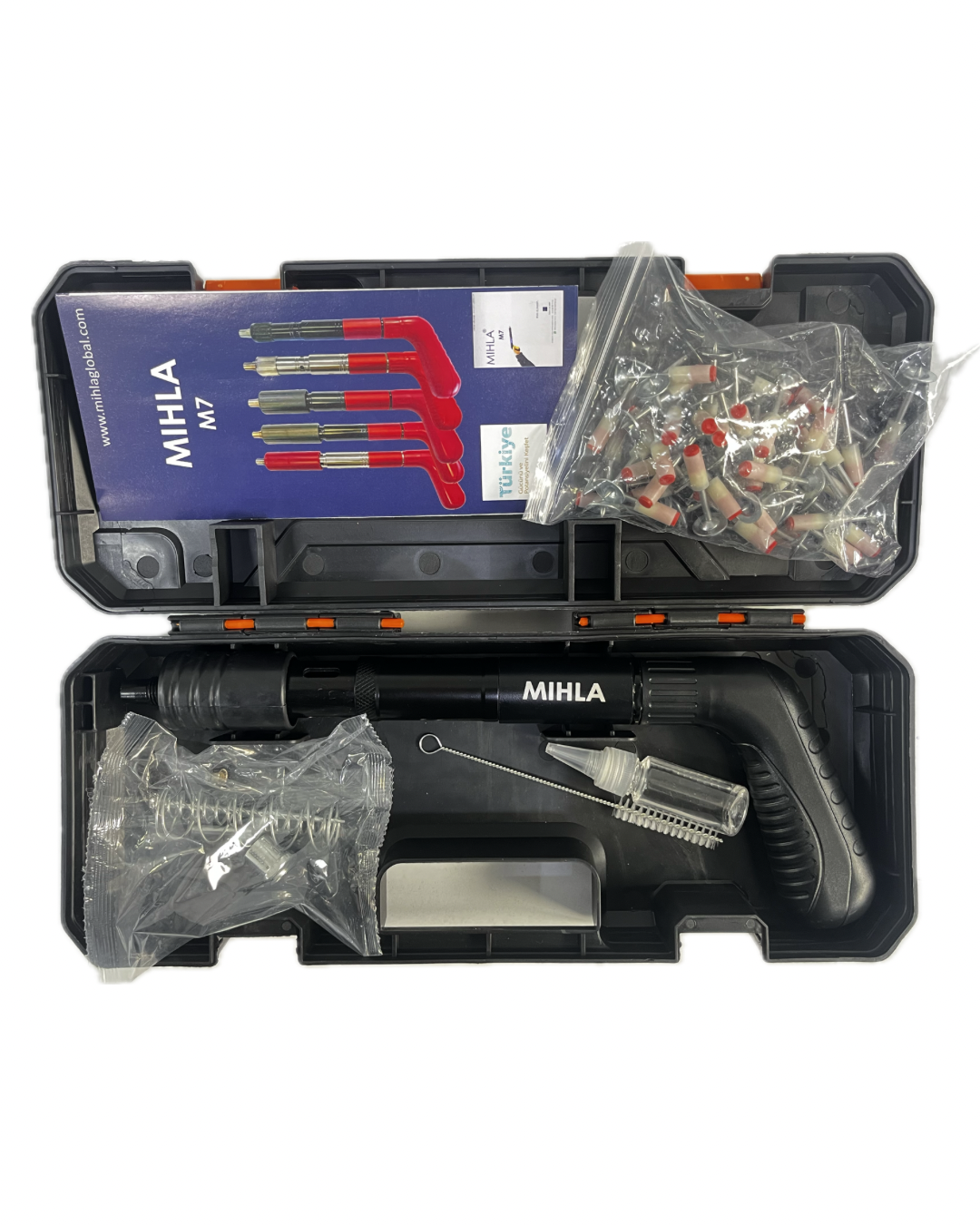 DX-M6 BARUTLU ÇİVİ ÇAKMA TABANCASI-50 çivi hediye (sayfaya özel fiyat)