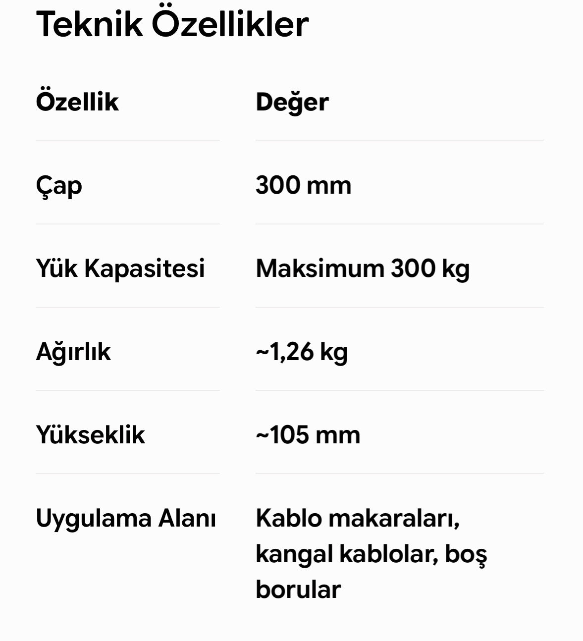 Runpotec XB 300 makara açma sehpası