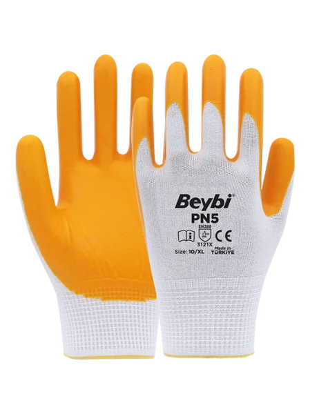 BEYBİ PN5 İŞ ELDİVENİ SARI (10 çift) 10/XL