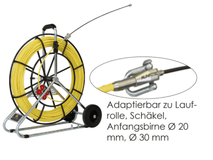 RUNPOTEC Anfangsbirne Ø 20 mm ile RTG Ø 12 mm için Glasfaserstäbe Ø 7,5 - 15 mm ürün görseli 3