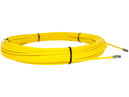 RUNPOTEC GF4.5 Ersatzglasfaser-Kablo Çekme Bandı Ø 4,5 mm (olmadan Haspel) Kabeleinziehhilfe için Boru Çapı 30 -80 mm - 20311
