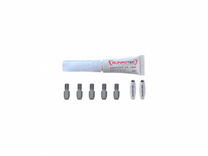 RUNPOTEC GF3 SLIM Onarım Seti Ø 3 mm 8-parça, için Fiberglas Çubuk Ø 3 mm - 20951