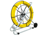 RUNPOTEC GF15 Fiberglas Çubuk Ø 15 mm - ile fahrbarer Stahlhaspel Kabeleinziehhilfe için Boru Çapı 180 - 450 mm - 10099