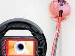 RUNPOTEC RC3 İnceleme Kamerası (digital) - 15 m + GF3 Fiberglas Çubuk ile dijital Metre Sayacı - 30 m için Rohrinspektion von kadar zu 15 m ürün görseli 5