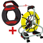 RUNPOTEC RP5 - 30 m + GF4.5 Profesyonel Set Ø 4,5 mm - 60 m Kablo Çekme Cihazı + Fiberglas Çubuk - 11120