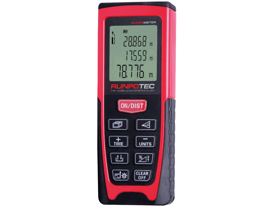 RM80 lazer mesafe ölçer en fazla şu mesafeye kadar güçlü lazer: 80 Meter RUNPOTEC RM80 Laser Distanzmessgerät Extra starker Laser kadar 80 metre - 10108