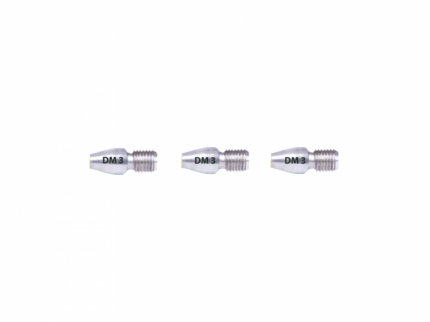 fiberglas çubuk uç manşonları-set dış diş Ø 3 mm için fiberglas çubuk Ø 3 mm, 3 adet ürün görseli 1
