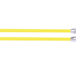 RUNPOSTICKS Gelb (weich) - 2 x 1 m kablo çekme yardımcısı için kılavuzsuz hatlar ürün görseli 1