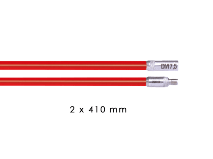 RUNPOSTICKS rot (hart) - 2 x 410 mm ideal in Kombination ile XB 500 T, XB 500 ve XB 300 ürün görseli 1