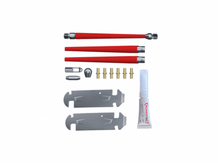RUNPOTEC GF3 Onarım Seti, Diş RTG Ø 6 mm 15-parça için GF3 Fiberglas Çubuk Ø 3 mm - 20819