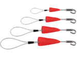 RUNPOTEC Kablo Çekme Halkası ile kanca - 4 parça Set için borular itibaren 14 mm Innndurchmesser - 10159