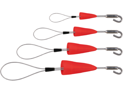 RUNPOTEC Kablo Çekme Halkası ile kanca - 4 parça Set için borular itibaren 14 mm Innndurchmesser - 10159