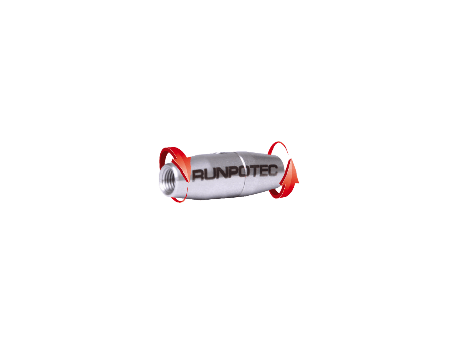 bağlantı parçası döner Ø 11 mm bağlamak için iki fiberglas çubukları RUNPOTEC Verbindungstück drehbar Ø 11 mm Zum Verbinden von 2 Glasfaserstäben - 20251
